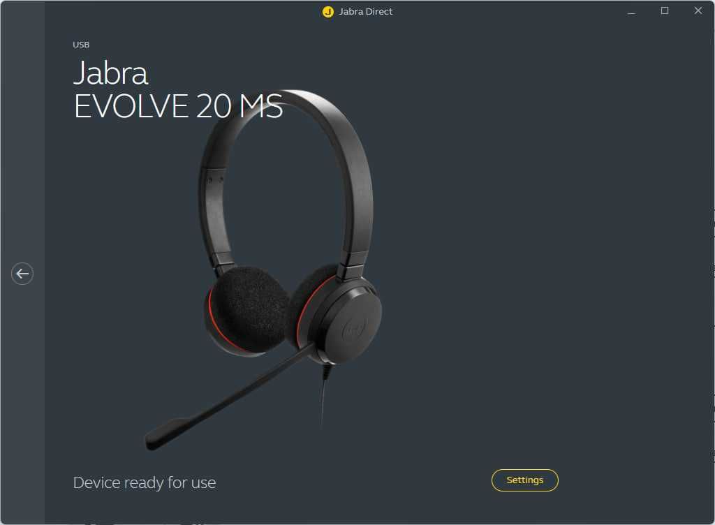 USB Навушники Jabra Evolve 20 Stereo з Мікрофоном | Коллцентр