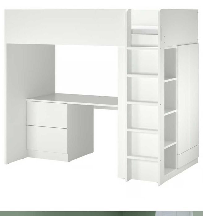 Cama  com secreyaria ikea