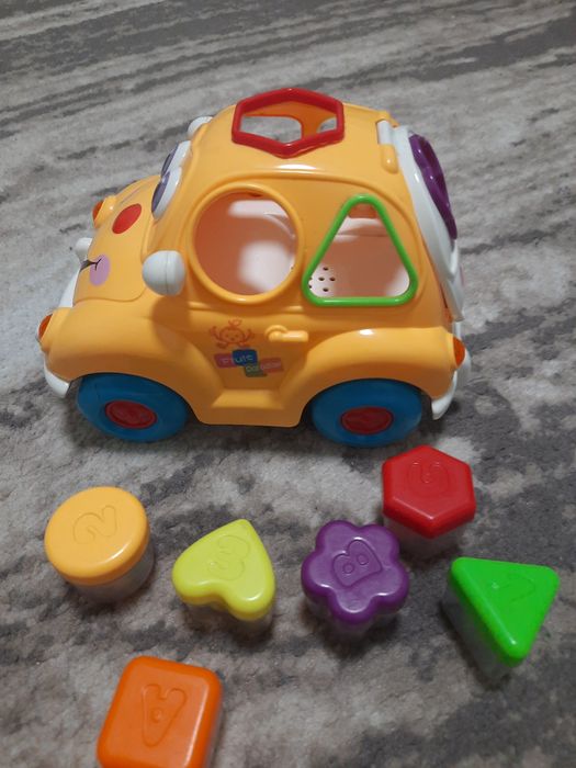 Музыкальная машинка сортер паровозик томас конструктор и полиция