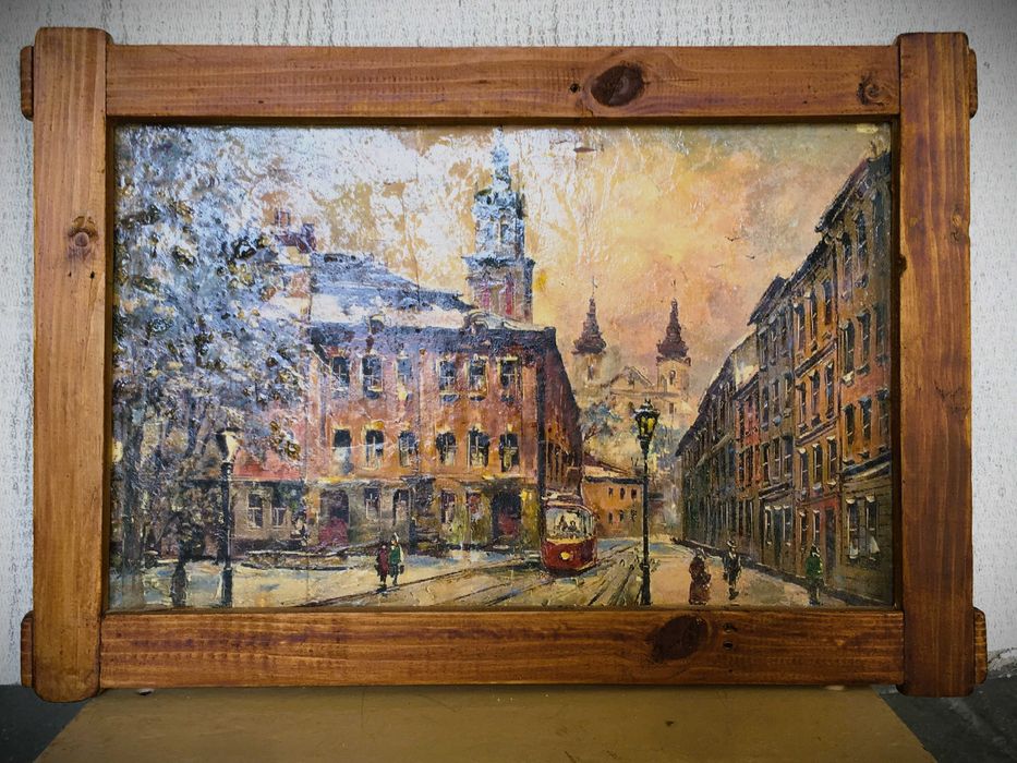 Лампа латунь бронза