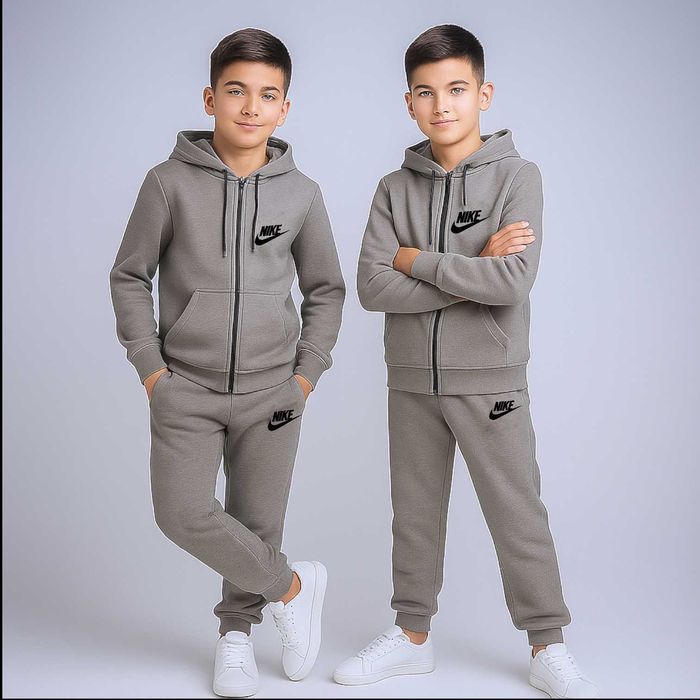 Теплий Костюм на флісі для хлопчика 146-164 см Найк Пума Туреччина