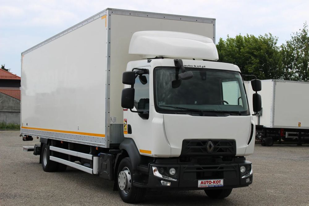 Renault D14 *240KM*/ KONTENER + WINDA /21 PALET / KLIMA / OPONY 80%/SERWIS FR/ SUPER STAN /  auto-kot.pl