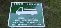 Stara duża emaliowana tablica PRL