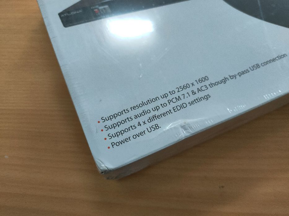 Splitter ATLONA 1 by 4 mini display port NOVO LACRADO