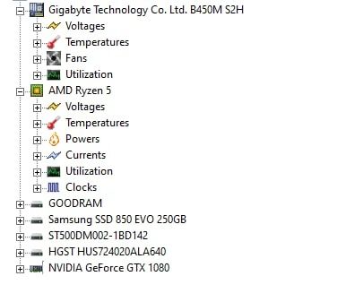 Komputer stacjonarny ryzen 5500, GeForce GTX 1080 MSI, 16 GB Ram, b450