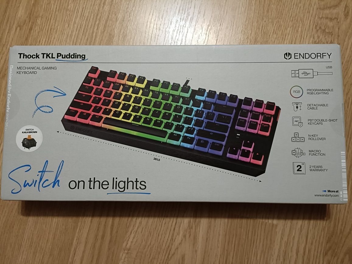 ENDORFY Thock TKL Pudding Kailh Brown RGB