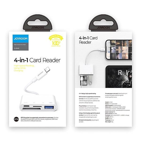 Joyroom Hub wielofunkcyjny adapter Otg Lightning - Usb 3.2 Gen 1 (3.0,