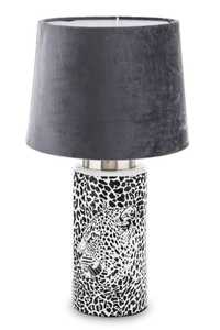 Lampa ceramiczna panterka