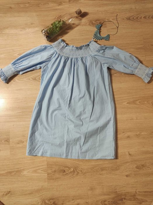 Sukienka ZARA damska. Koszulowa. Oversize.