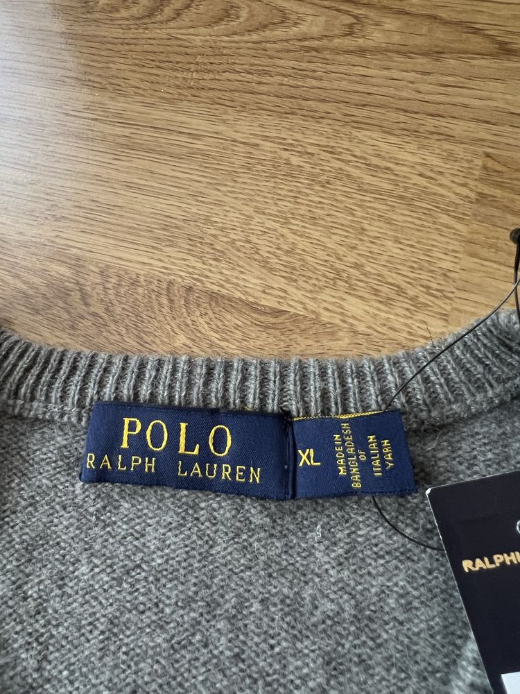 Nowy oryginalny sweter męski ralph lauren XL