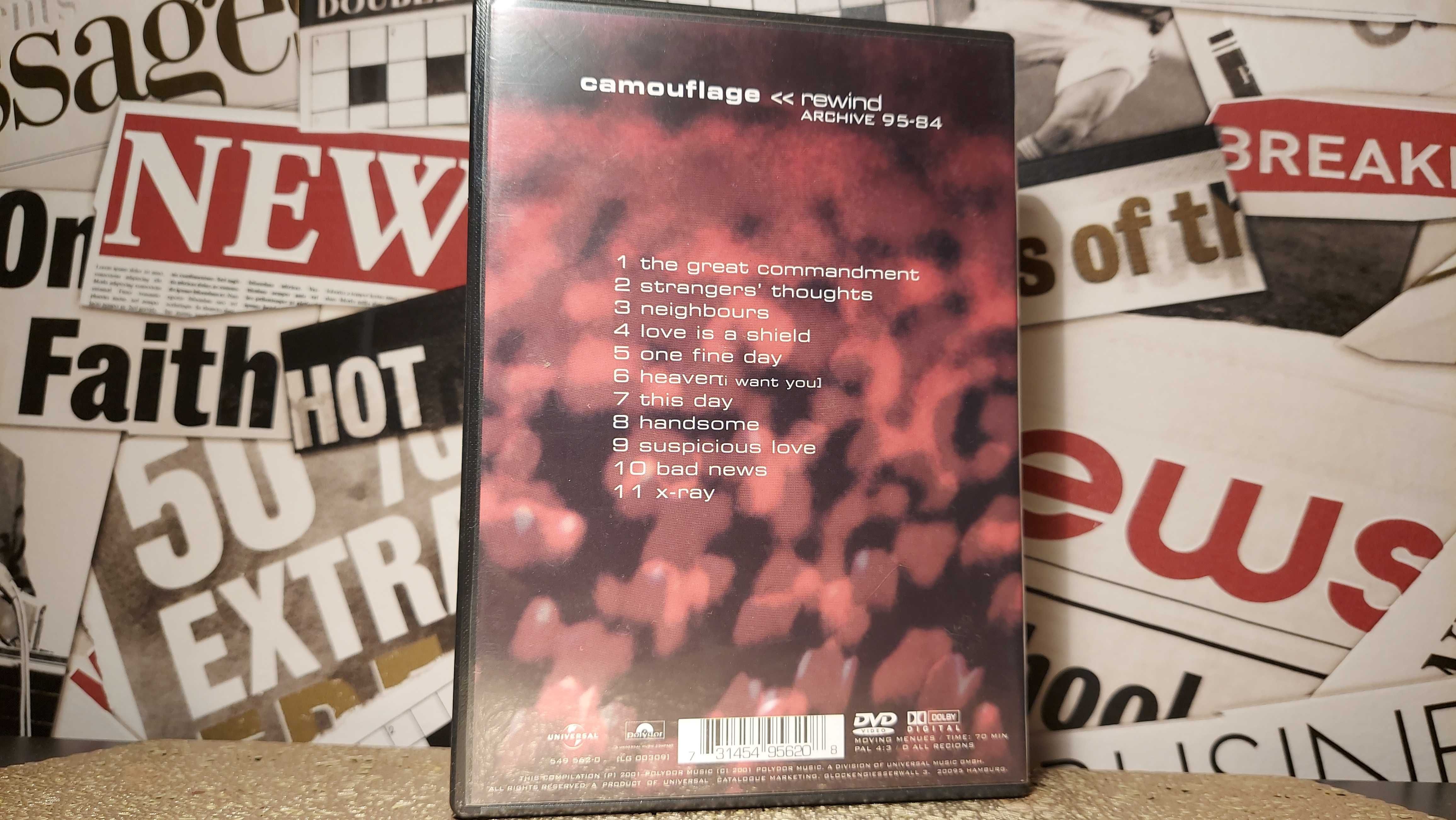 Camouflage - Rewind Archive 95-84 Best Of na DVD