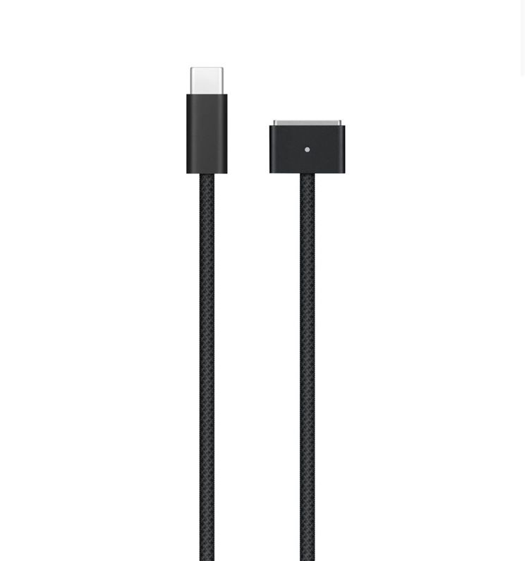 Кабель для MacBook Apple USB-C to MagSafe 3 Cable Space Black (MUVQ3)