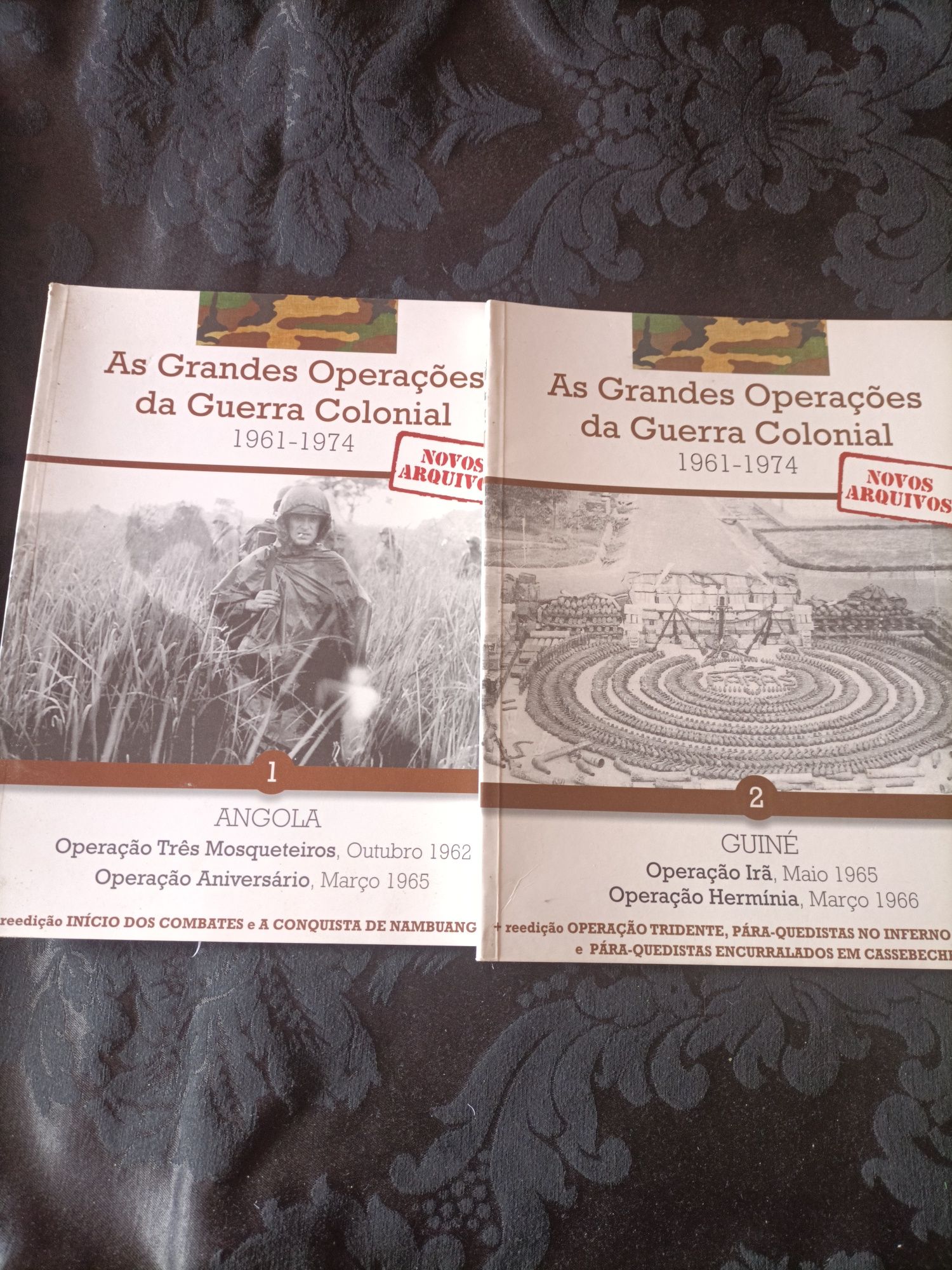 As grandes operações da Guerra Colonial 10 volumes ,portes incluídos