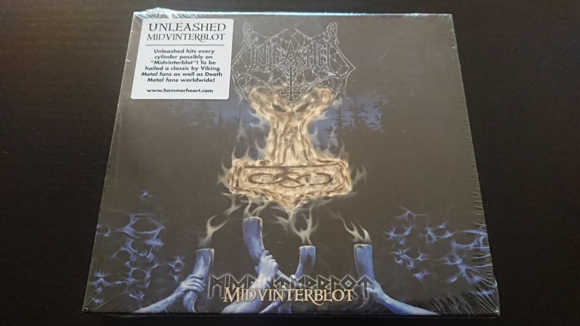 UNLEASHED Midvinterblot CD *NOWA* O-Card 2020 Folia Hammerheart UNIKAT