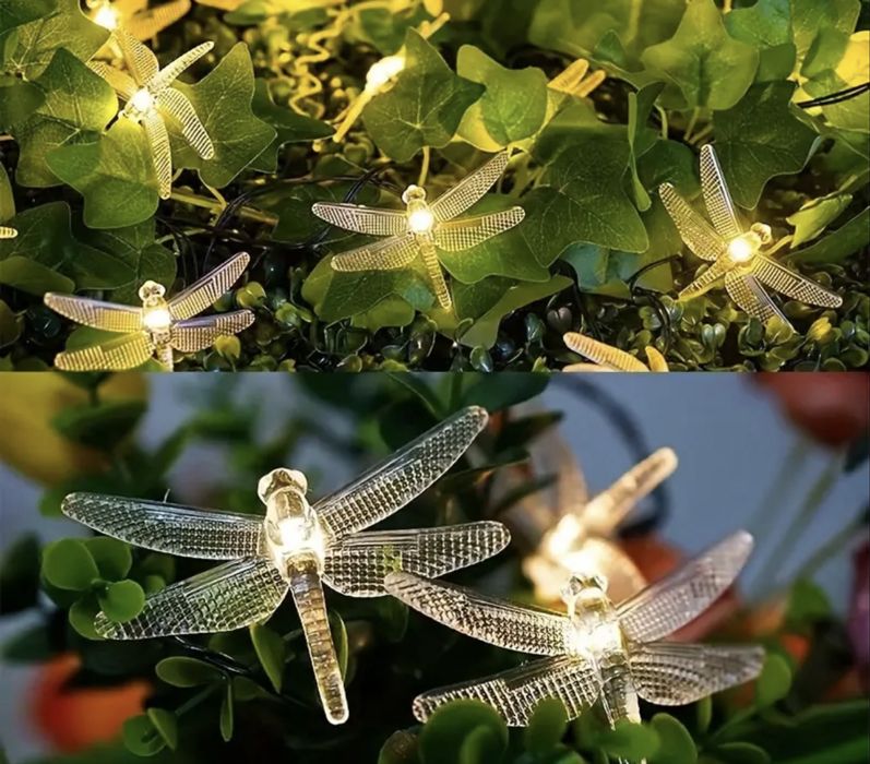 Lampki led ważki kolor swiatła zimny biały