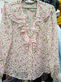 Блузка в цветочный принт Zara