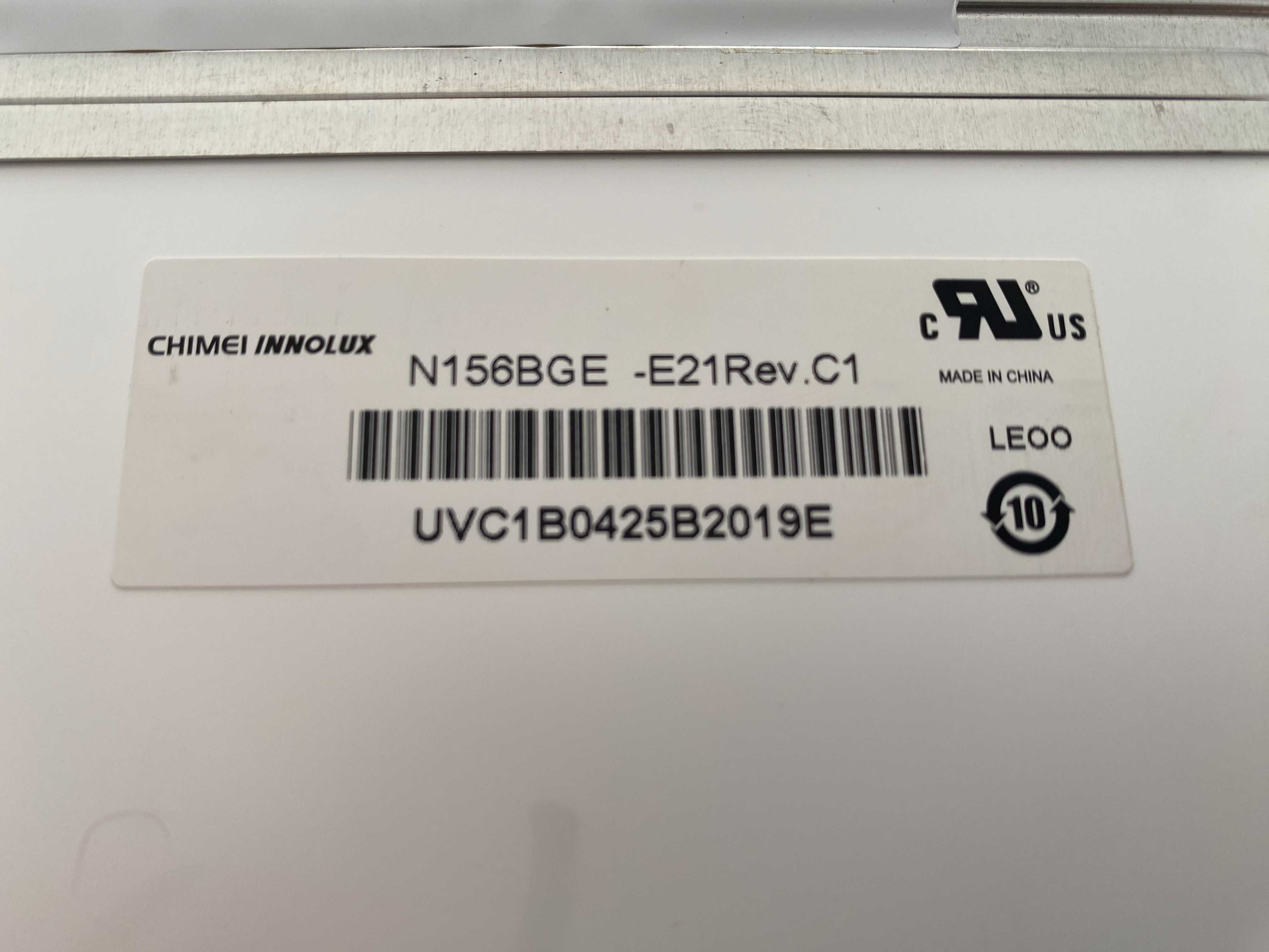ECRÃ LCD Led  N156BGE-E21 REV C1 30 pinos