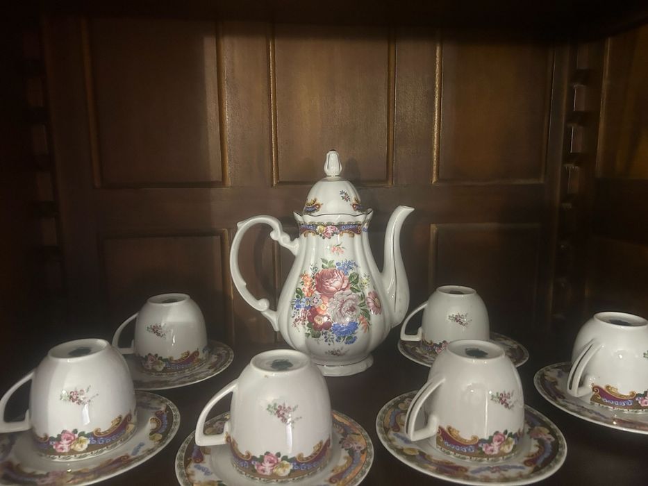 Serviço de chá em porcelana de Limoges