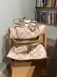 Almofada clássica para cadeira de refeições Tripp Trapp - Rosa