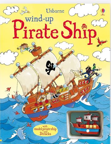 Pirate ship wind-up book