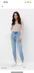 Spodnie mom fit slim Mohito
