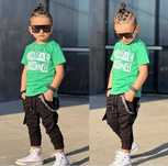 Komplet t-shirt i spodnie BamBam - zielony