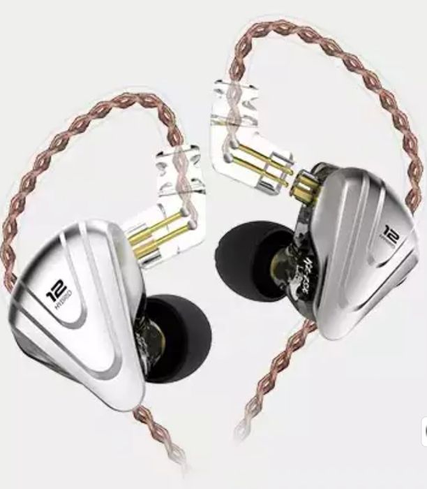 Sluchawki monitory douszne KZ ZSX 12 hybrid