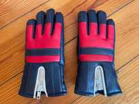 Luvas de mota preto/vermelho