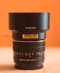 Lente sony A-mount samyang 85mm 1.4