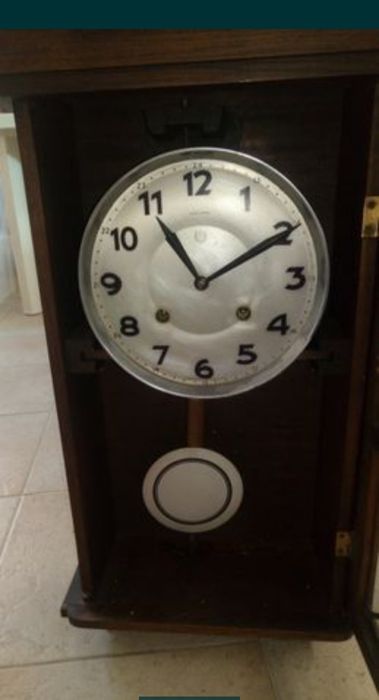 Relógio parede corda Reguladora - reliquia antiguidade