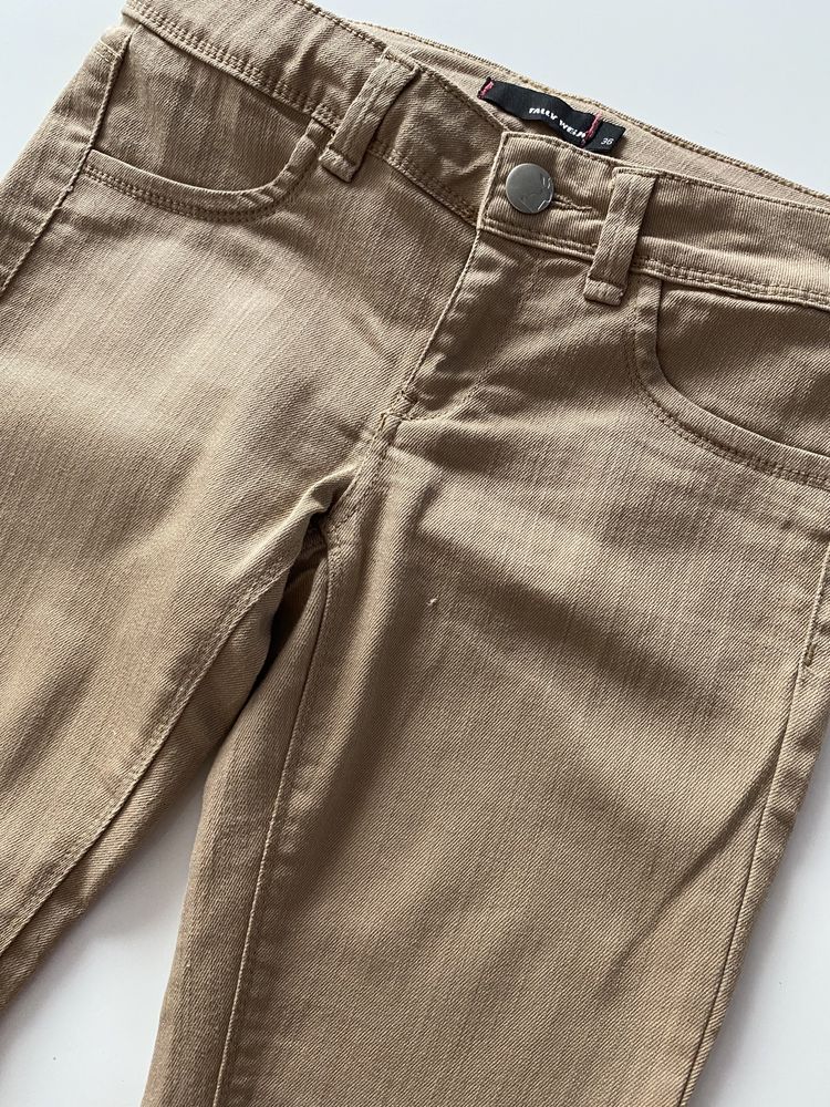 Spodnie damskie jeans camel, rozmiar 36, Tally Weijl