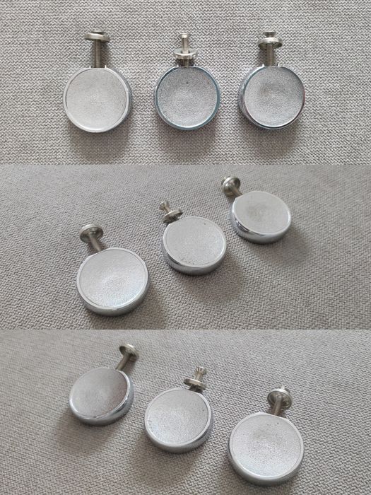 Metalowe uchwyty/ gałki meblowe 3 szt