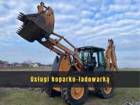 Tanie usługi- Koparko-ładowarka