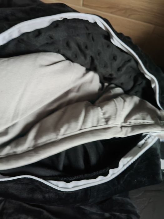 Koc obciążeniowy z poszewka szklane koraliki 150/200 cm 9,07 kg