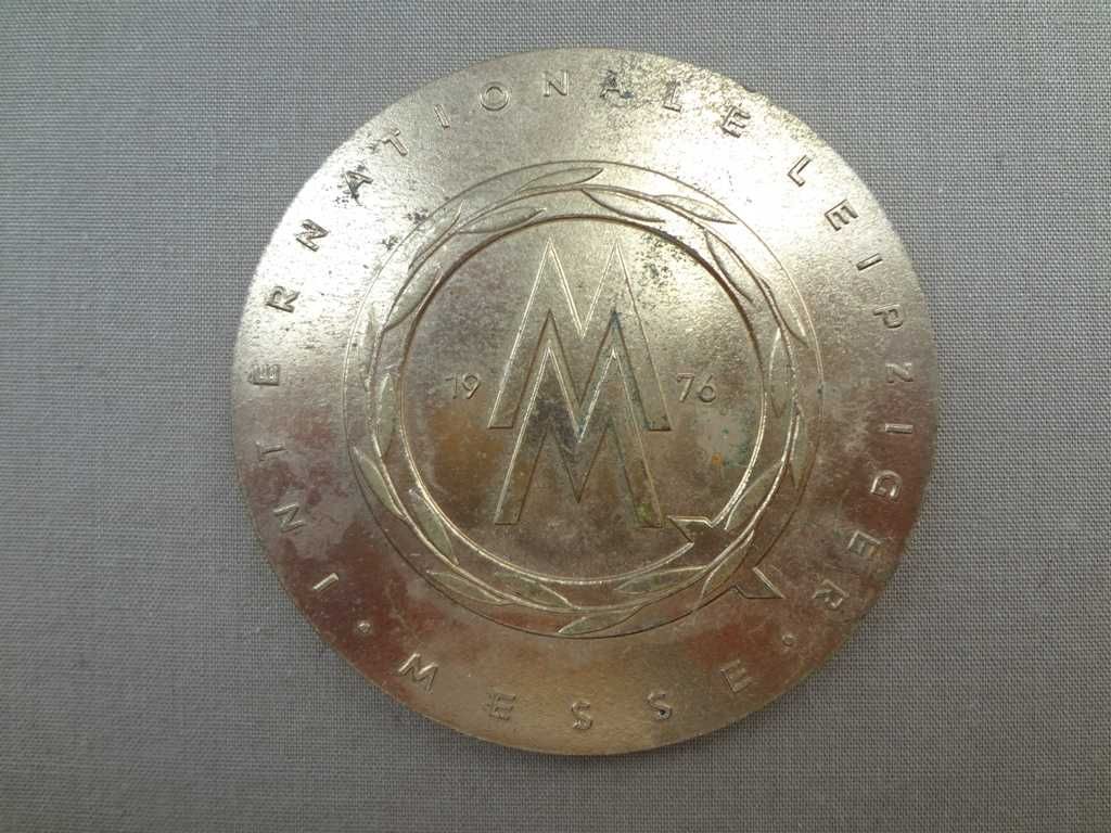 Medal Złoty targów w Lipsku 1976 DDR UNIKAT