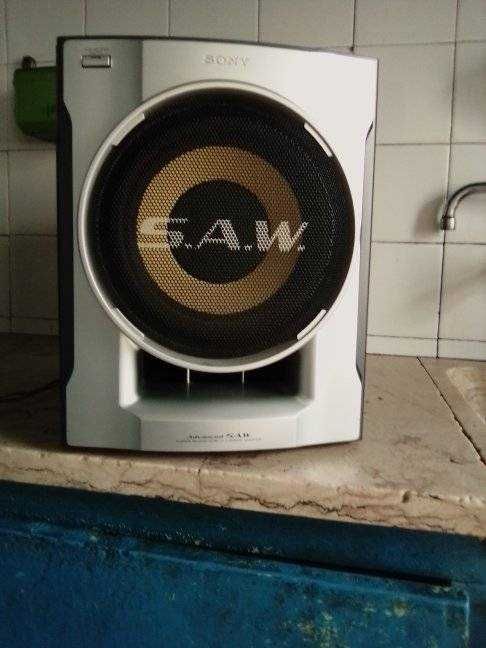 Subwoofer de aparelhagem Sony