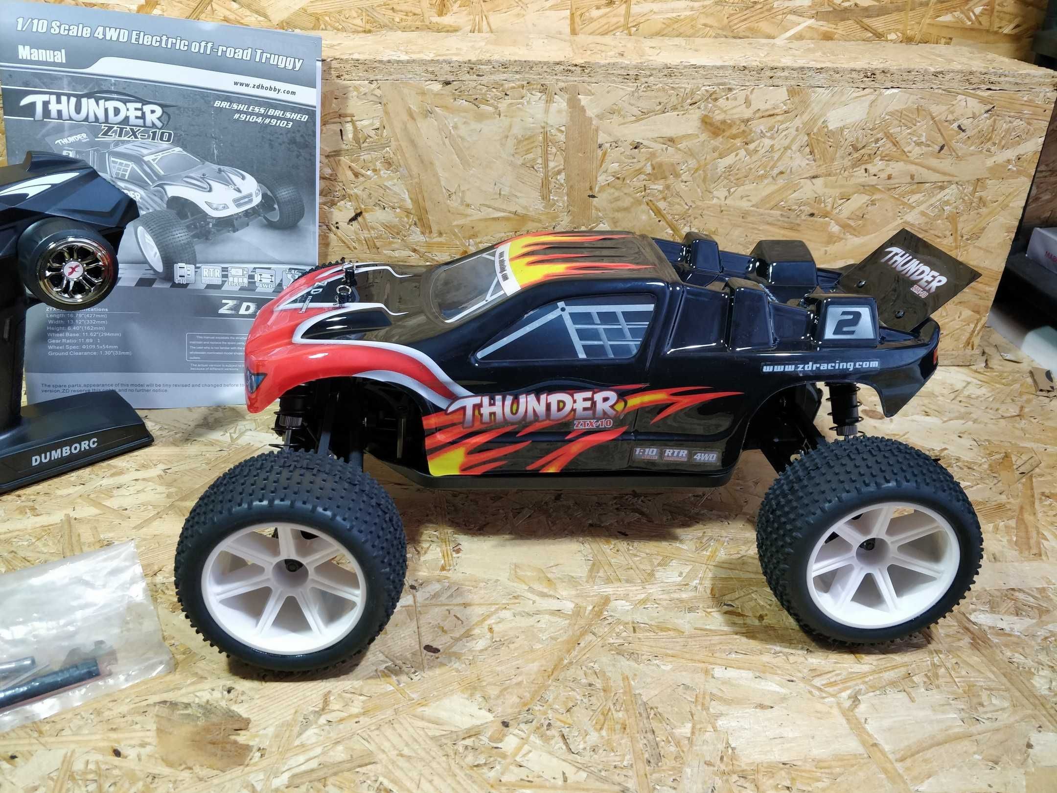 RC машинка ZD Racing Thunder Brushless 2-3S траггі до 65 км/ч НОВА