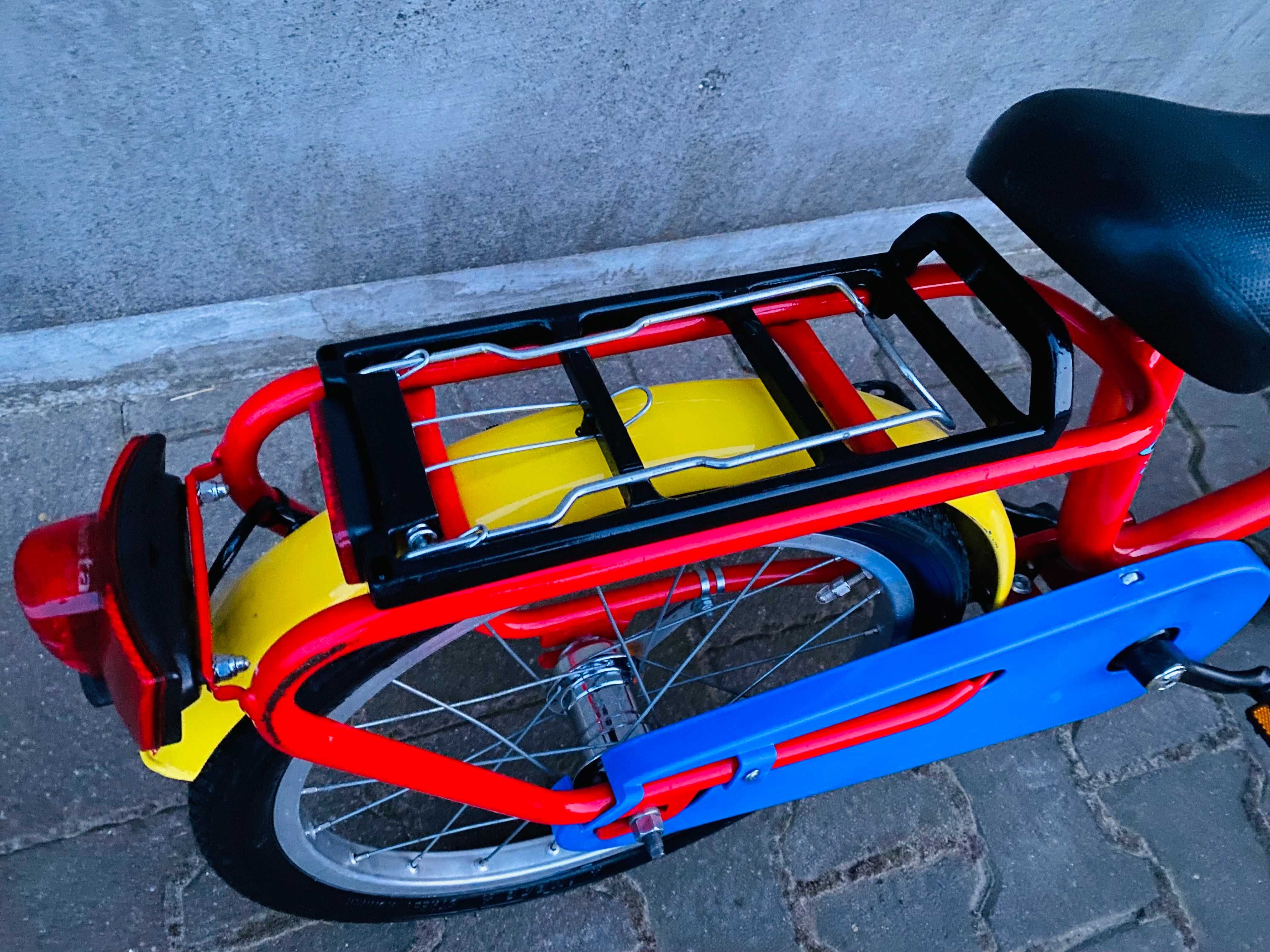Rower rowerek dziecięcy koła 18" PUKY czerwony RED sprawny dla dziecka