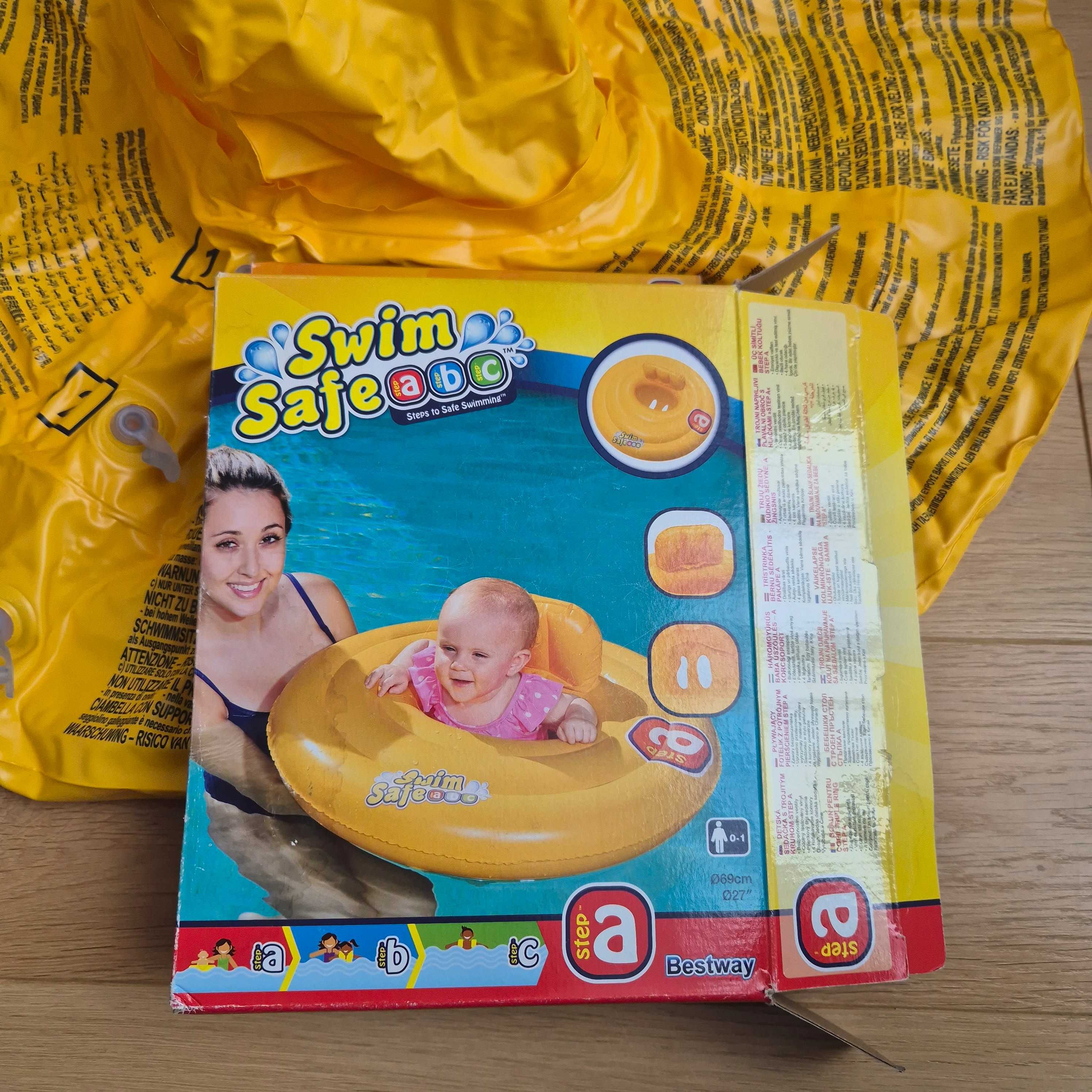 Kółko koło do pływania dla niemowlaka, Bestway Swim Safe ABC