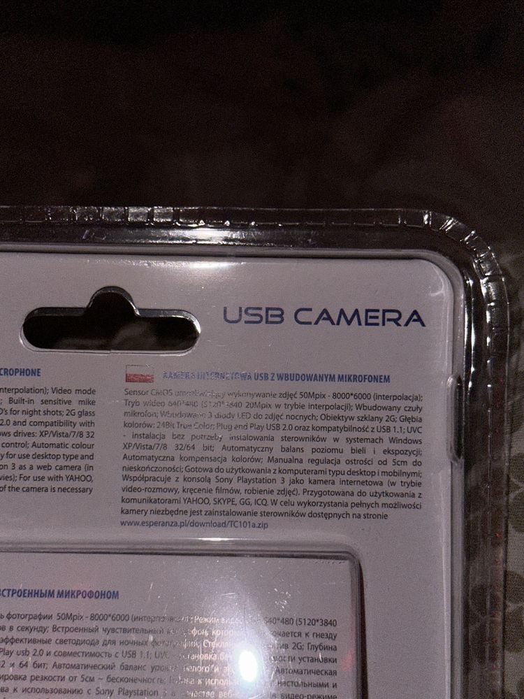Kamera internetowa usb z wbudowanym mikrofonem