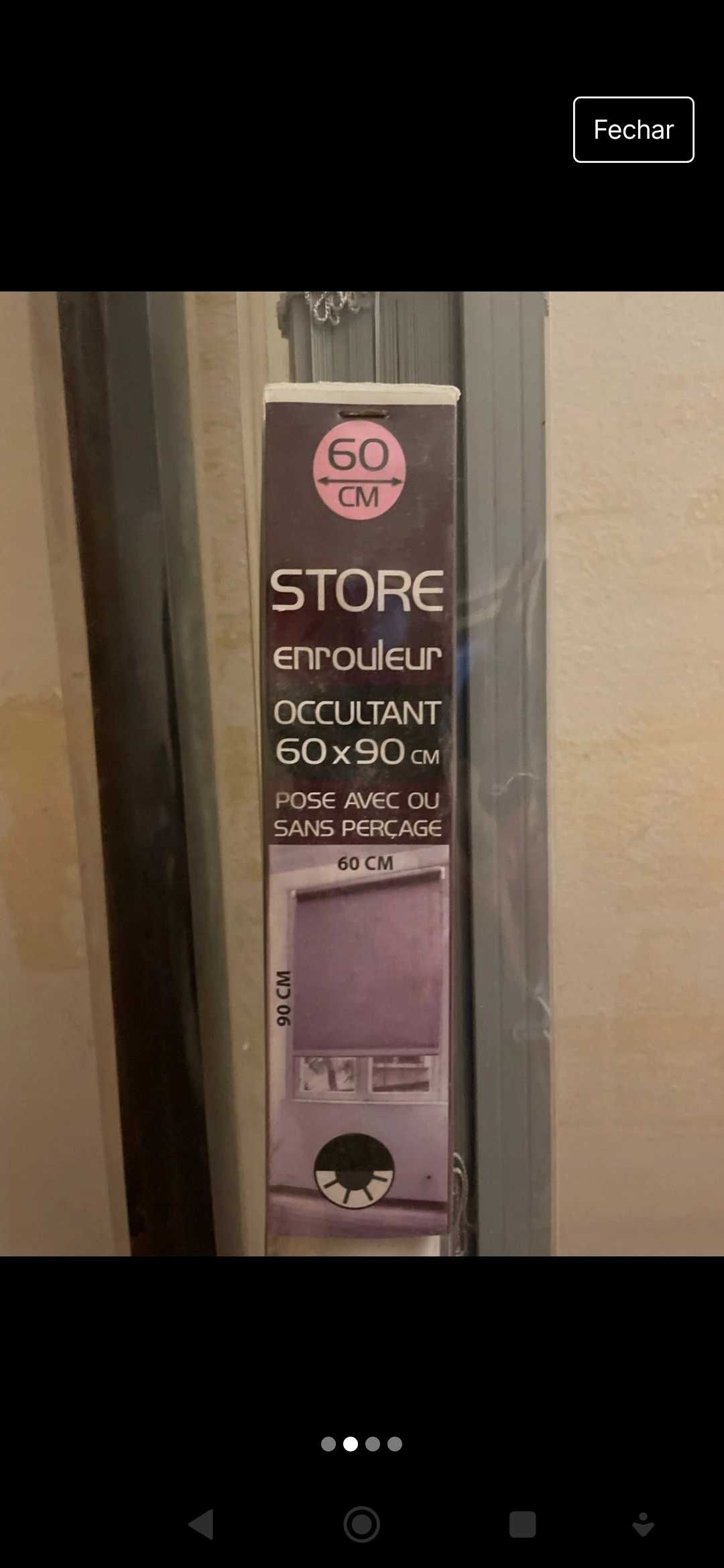 3 estores - diferentes tamanhos
