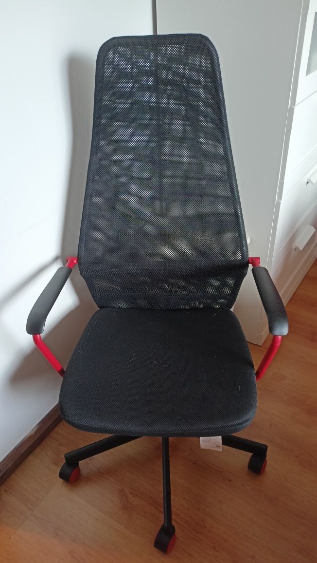 Fotel gamingowy Ikea - jak nowy, krzesło obrotowe