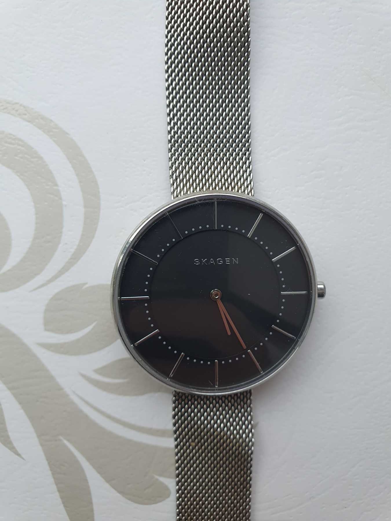 Skagen SKW2561 Gitte Жіночий годинник з чорним циферблатом, нержавійка