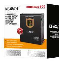 KEMOT 12 В/230 В 500 Вт/800 Вт з синусоїдою та функцією зарядки
