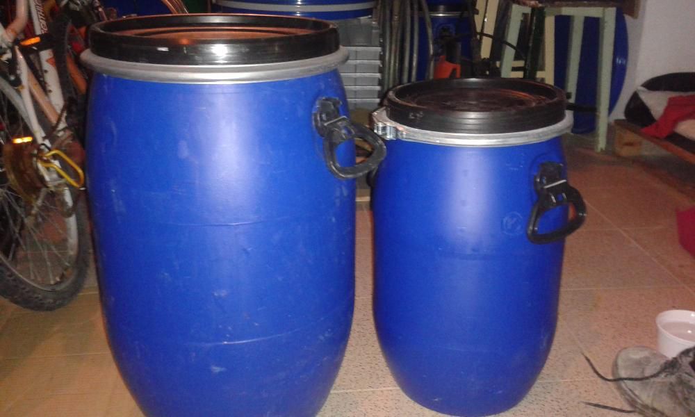 Bidon/barrica de 50 lt com tampa de cinta
