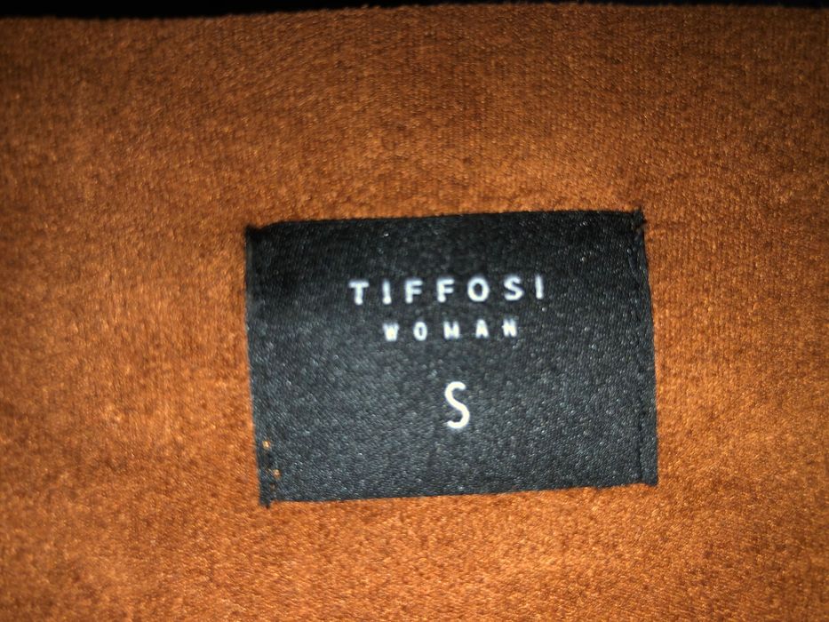 Quimono couro castanho