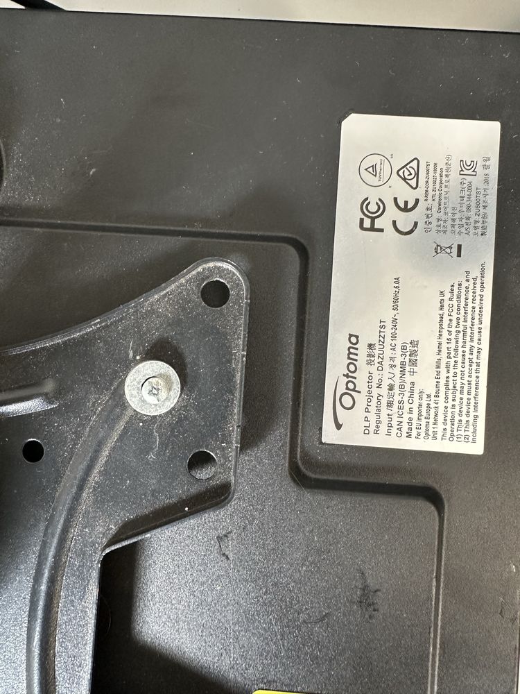 Optoma zu500tst projektor