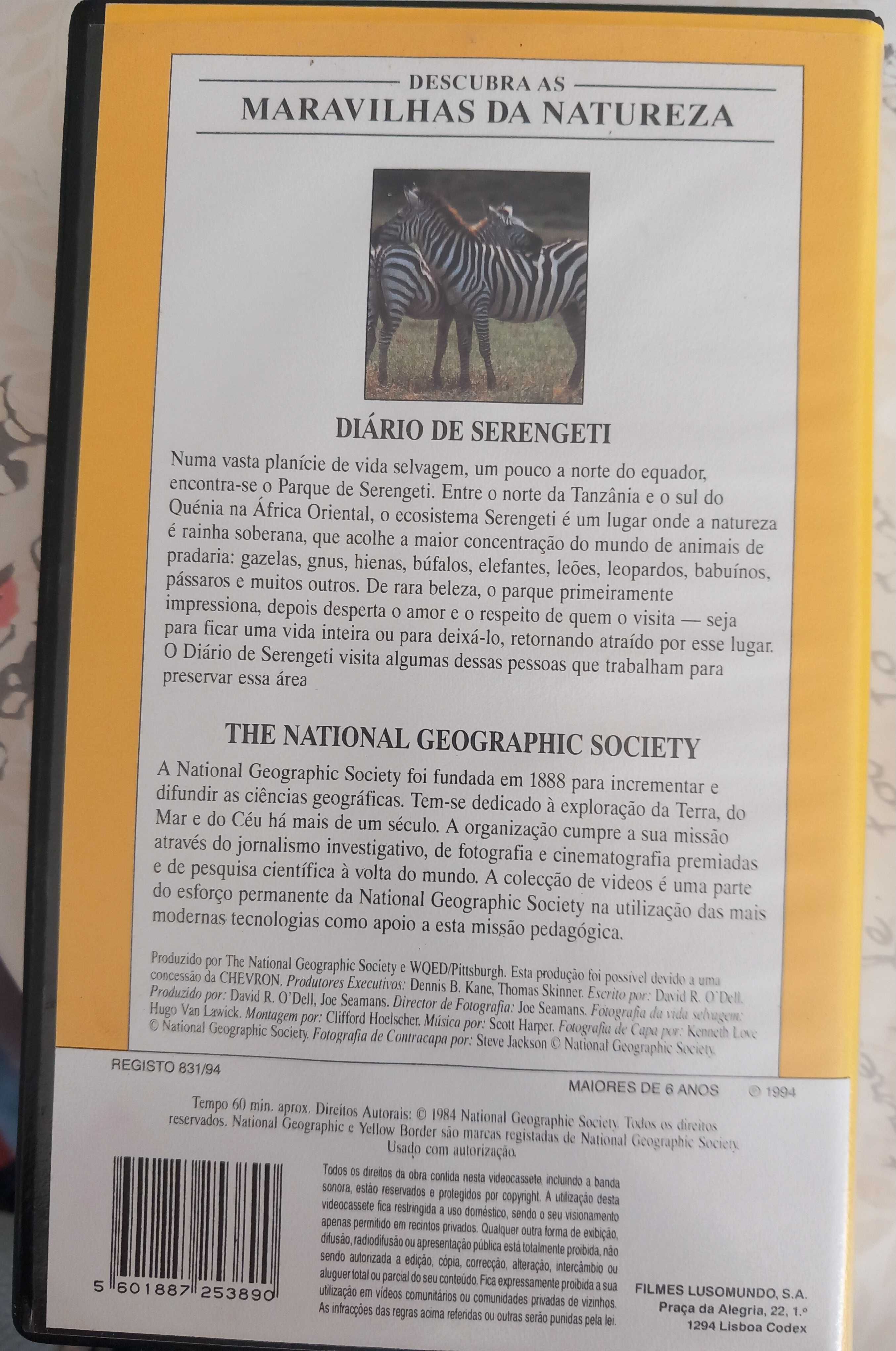 National Geographic Video - cassetes VHS