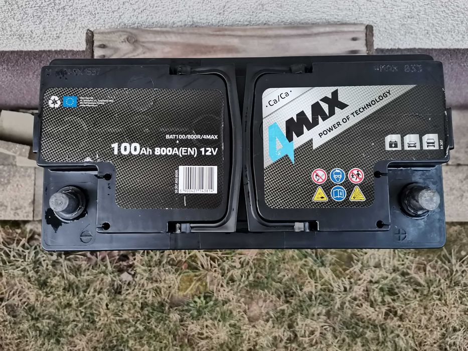 Akumulator 4MAX 100Ah 800A (EN) - 12V