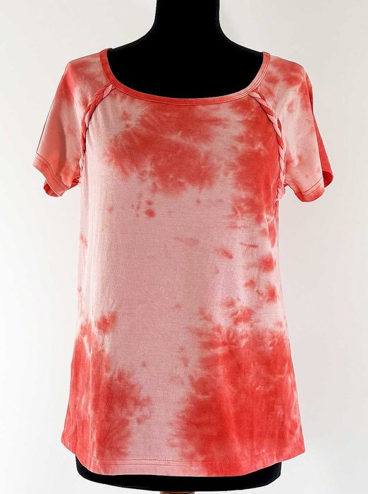 T-shirt orange marmurkowa 100% Bawełna Rozmiar 36/38